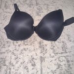 SKIMS  Fits Everybody T-Shirt Plunge Bra Size 34DD Color Onyx Photo 3