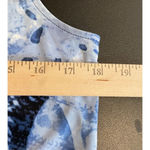 Chicos 0 US Small‎ Blue Abstract Reptile Print Sleeveless Dress Lace Photo 5