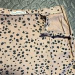 Abercrombie & Fitch Black and Tan Dot Print Skirt With Slit Size Medium Photo 2