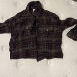 American Eagle Cropped Flannel Photo 0