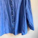 Signature Collection  1X long sleeve blue blouse Photo 2