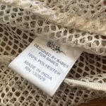 GRLFRND  Disco White Mesh Knit Beaded Hoodie sz M Photo 7