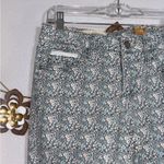 Pilcro and the Letterpress  Blue White Floral Jeans Size 28 Photo 3