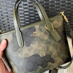 Coach NWT City Mini Tote Bag In Signature Camo CW033 Photo 7