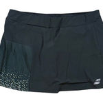 Babolat Tennis Skirt Black Pleated Athletic Skort Women's Size Large Photo 0