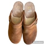 Gap  Brown Suede Clogs With Tocca Leather Heel Pads For Comfort Size 9 Photo 1