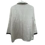 Oscar de la Renta Pink Label Ladies Medium Satin Pajama Top 100% POLYESTER Photo 1