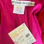 Gretchen Scott NWT Ruffneck Red Silky Velvet Dress Sz M Photo 7