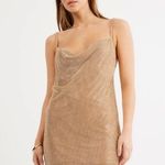 Revolve SNDYS - SUNSET DRESS GOLD BACKLESS MINI DRESS US 4 Photo 0