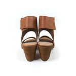 Eileen Fisher  Arts Ankle Cuff Leather Sandals Sz 10 Brown Stylish City Soft NWOB Photo 7