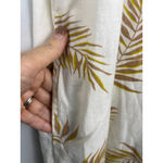 Billabong  x Sincerely Jules Jumpsuit Size M Palm Leaf Tie Front Wide Leg Boho Be Photo 4