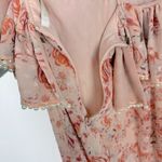 La Maison Talulah The Faithful Maxi Dress Pink Floral Pearl Size Small S EUC Photo 15