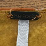 Free People  Morning Light Golden Yellow Floral Long Sleeve Dress Size 8 Photo 9