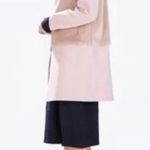 ZARA Pink Wool Fur Peacoat small Photo 1