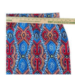 J. McLaughlin Blue Casavito Halle Reversible Pencil Scuba Stretch Skirt Knee Photo 2