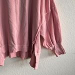 Free People Camden Sweatshirt Pullover Camellia Pink Oversized Slouchy XL Photo 5
