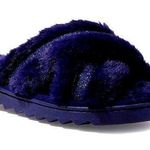 Dearfoams Astrid Crossband Slides Peacoat size M (7/8) Photo 0