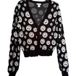 Rue 21 smiley face cropped cardigan size M Photo 0