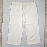 Zac and Rachel Tie Waist Crop Pants in Cream Color Size XXL NWT Photo 3