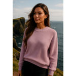 Hollister  Knit Sweater Buttery Soft Cozy Light Pink Romantic Parisian Scandi Photo 1