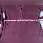 On 34th Women's Maroon Knit V Photo 4