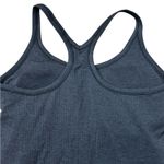 Lululemon Tank Top Ebb To Street Ribbed Racerback Built Bra Charcoal Gray Sz 8 Photo 4