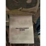 Lands' End  Womens Tropical Leaf Print Linen Long Sleeve Button Up Shirt Top L Photo 5