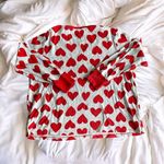 Old Navy  Valentines Day Heart Print Pajama Shirt Photo 1
