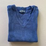 Vintage Puritan Knit Sweater Vest Blue Size M Photo 1