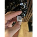 EXPRESS  NYE sequin gold and black dress size small 1920 style dress short Photo 5
