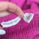 Midnight sky Hot Pink Smocked Crop Tank Top Size Small Photo 2