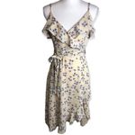 Lulus  Le Quartier Nude Floral Print Ruffled Midi Dress Photo 3