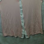 Faith and joy Pink Blouse Semi Sheer Sleeveless Size XL Photo 9