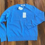 TSE  100% Cashmere Classic Long Sleeve V-Neck Lightweight Sweater Versailles Photo 0