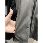 Younique Dark Gray/Black Zip Up Long Sleeve Athletic Jacket Pockets Size XL Logo Black Photo 3