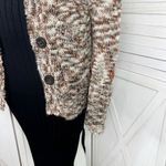 Billabong Marled Cardigan Sweater Brown Multi Juniors Large Button Shawl Collar Photo 6