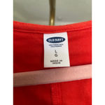 Old Navy  Red Cotton Dress Midi Boho Embroidered Boho Peasant Cottagecore Summer Photo 3