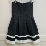 Sans Souci Black & White Strapless Mini Dress Photo 2