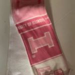 University of Illinois Fleece Scarf Pink Photo 0