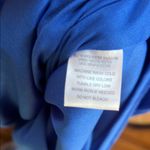 Blue Buttoned Polo Collar Midi dress Size 2X Photo 2