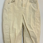 Free People Good Luck Barrel Leg Pants in Bleached Out Size US 30 Photo 0