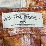 We The Free  Denim Shorts 2 Tie Dye Rave Button Fly Bermuda High Rise Hippie Photo 8