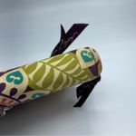 Vera Bradley  Purple Floral Full Zip Wallet Accordion Paisley Fabric Photo 8