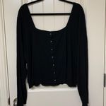 Wild Fable Ribbed Long-Sleeve Blouse Photo 0