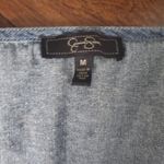 Jessica Simpson  jean dress medium.  Knee length Photo 2