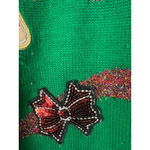 Forever 21 Women's Christmas Sweater Green/Red Size S. Ugly Christmas Photo 7