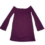 Urban Outfitters Off Shoulder Sweater Dress Lettuce Trim Red Size M Photo 9