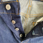 Levi's Wedgie Straight Western Fringe Pocket Jeans No Mans Land Sz 25 Photo 5