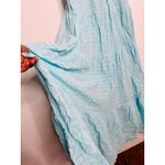 Trina Turk Sky Blue 100% Cotton Halter Neck Sunglasses Maxi Dress Size Small Photo 6