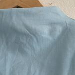 J.Crew Stretch Cotton Blend Mockneck Tank Top in Chateau Blue, Size Medium Photo 2